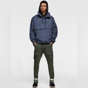 ZARA SOFT DENIM JOGGING PANTS